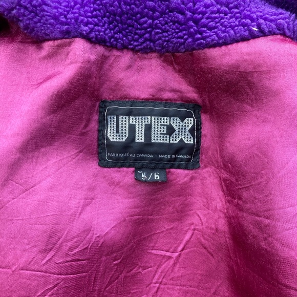 Vintage UTEX purple Sherpa jacket - Picture 6 of 6